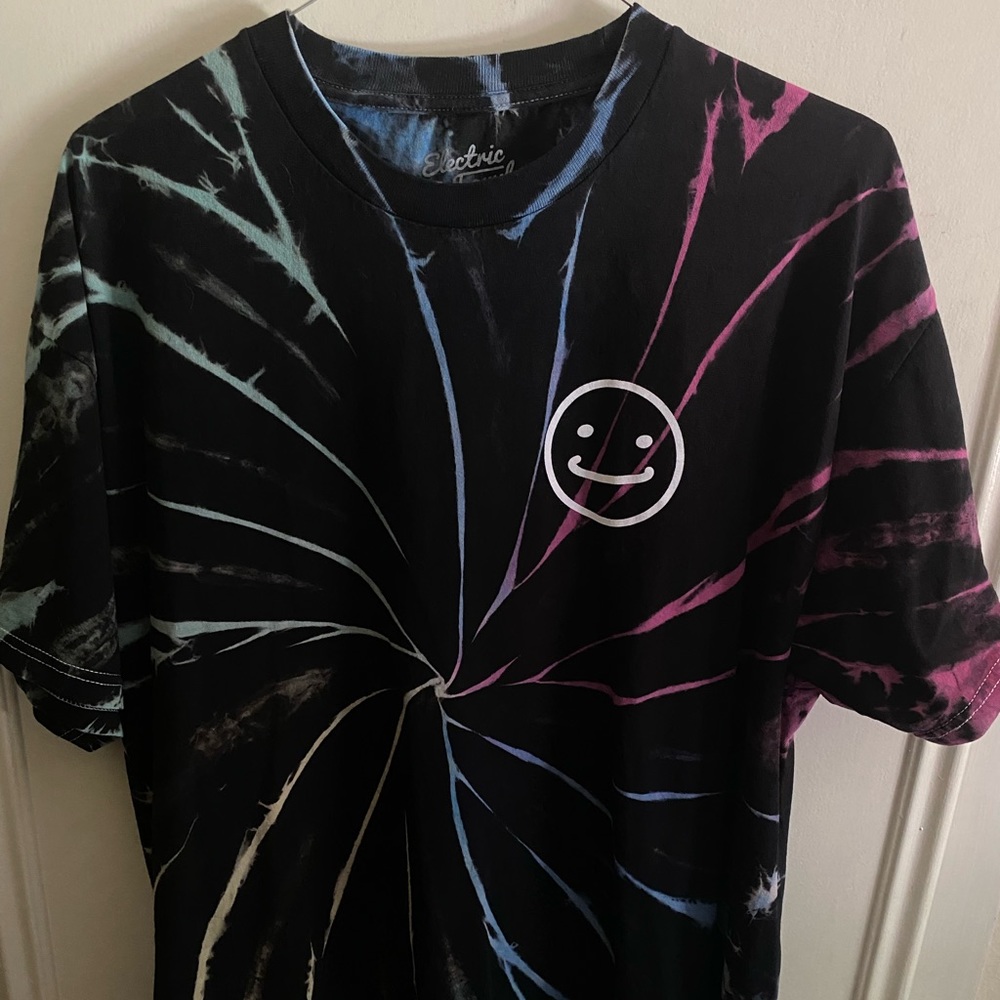Electric family tie dye t shirt